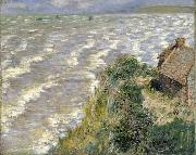 Claude Monet Rising Tide at Pourville France oil painting artist